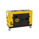 GENERADOR ELECTRICO MONOFASICO, INSONORIZADO, DIESEL,  10 KVA KDG 12 STA