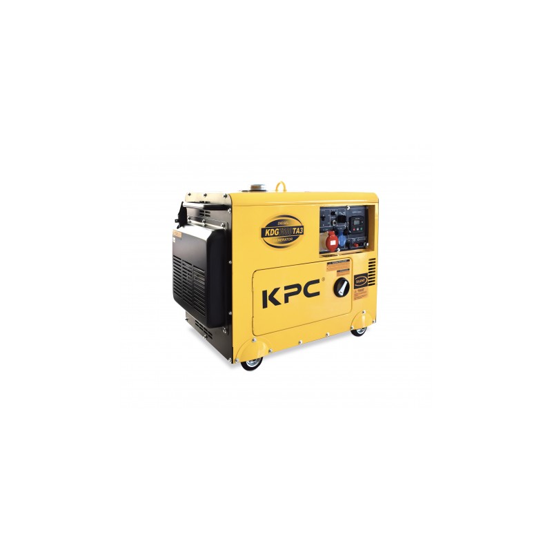 generador electrico trifasico, insonorizado, diesel, 6,9 KVA,