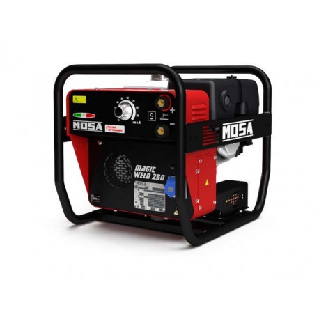 MOTOSOLDADORA CORRIENTE CONTINUA,  MONOFASICA GASOLINA MOTOR HONDA MAGIC WELD 250 