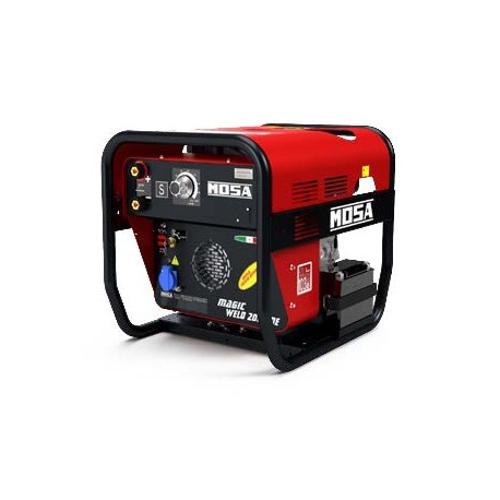 MOTOSOLDADORA CORRIENTE CONTINUA, MONOFASICA, DIESEL MOTOR YANMAR MAGIC WELD  200 YDE