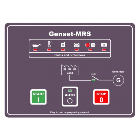CENTRAL DE CONTROL GENSET MRS, FACIL DE INSTALAR  Y MANEJO 
